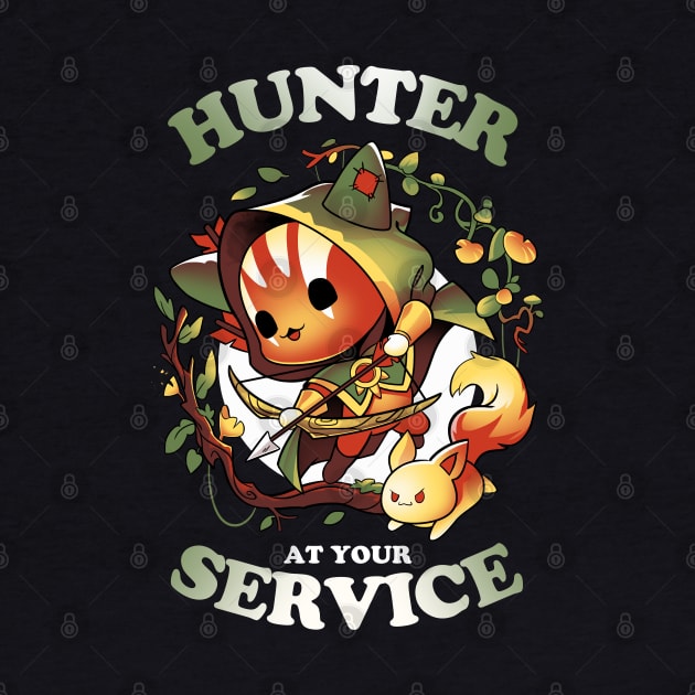 Hunter's Call - Cute Cat Gamer by Snouleaf